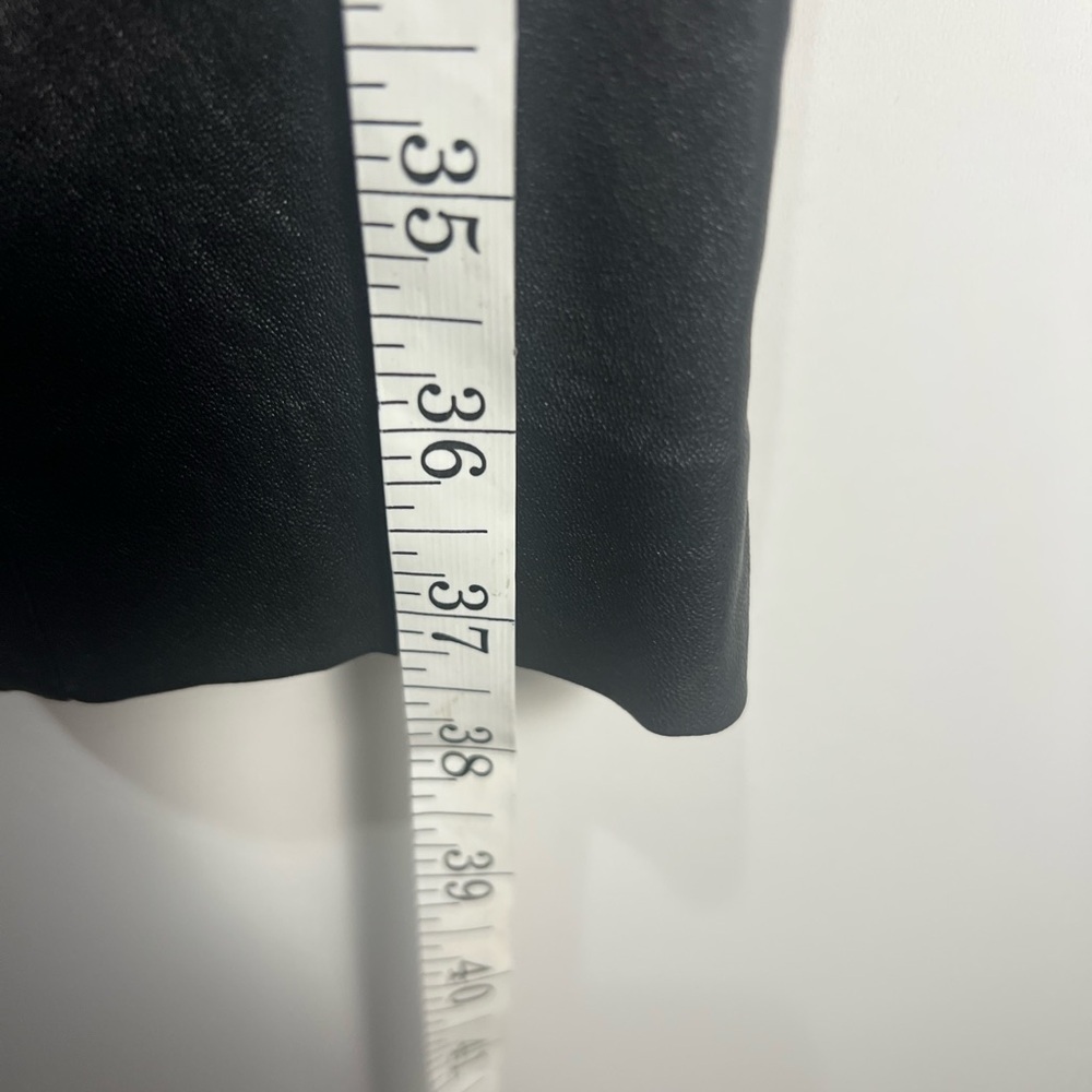 Theory Pull-On 100% Luxe Lamb Leather Leggings Black Sz 4 - Picture 11 of 15